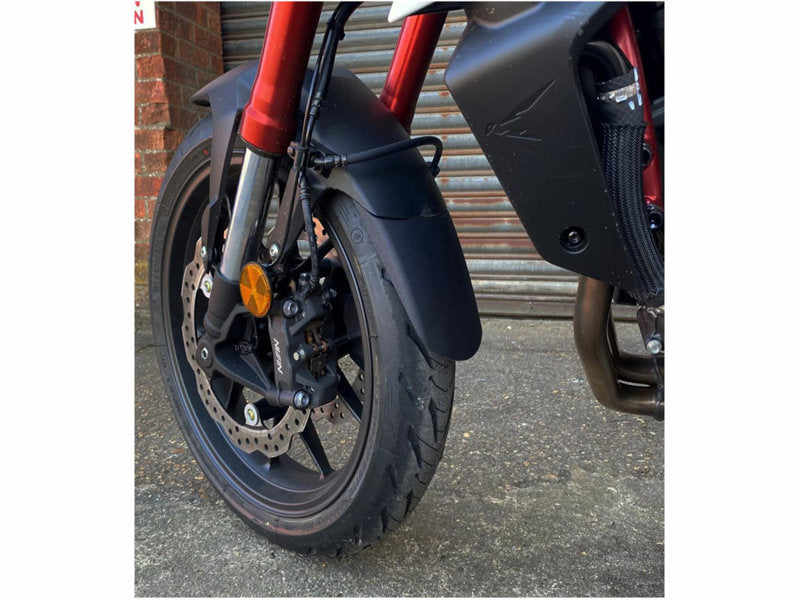 Puig Front Mudguard Extender In Black for Honda CB750 Hornet (23-25)