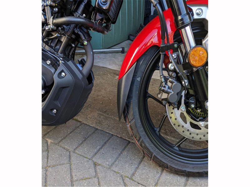 Puig Front Mudguard Extender In Black for Yamaha XSR 125 (21-25)