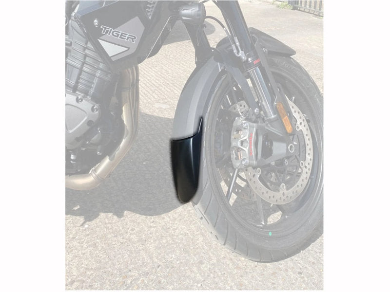 Puig Front Mudguard Extender In Black for Triumph Tiger 1200 GT (22-23)
