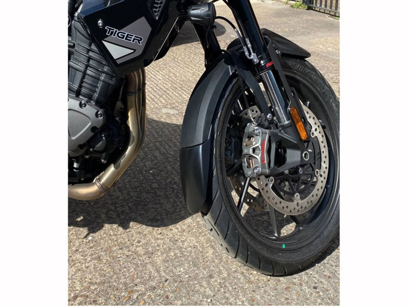Puig Front Mudguard Extender In Black for Triumph Tiger 1200 GT (22-23)