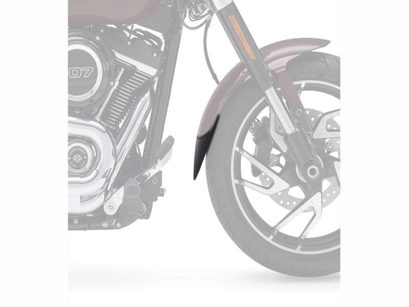 Puig Front Mudguard Extender In Black for Harley Davidson Softail Low Rider S FXLRS (20-24)