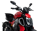 Puig New Generation Sport Screen In Matt Black for Ducati Diavel V4 (24-25)