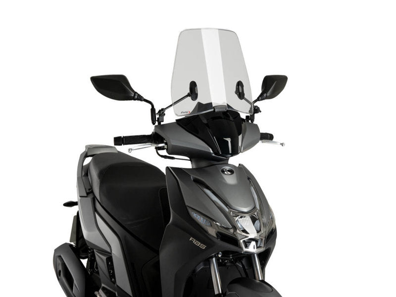 Puig Traffic Screen In Clear for Kymco Agility S 125i 