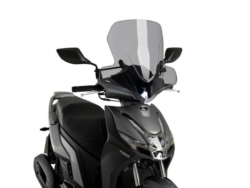 Puig City Touring Screen In Light Smoke for Kymco Agility S 125i 