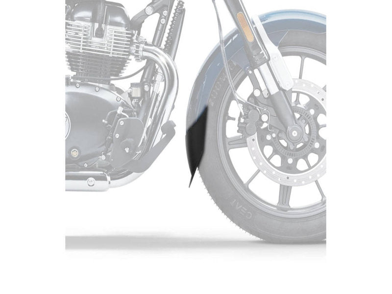 Puig Front Mudguard Extender In Black for Royal Enfield Super Meteor 650 (23-25)