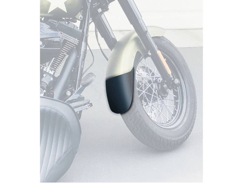 Puig Front Mudguard Extender In Black for Harley Davidson Softail Slim FLSL (18-21)