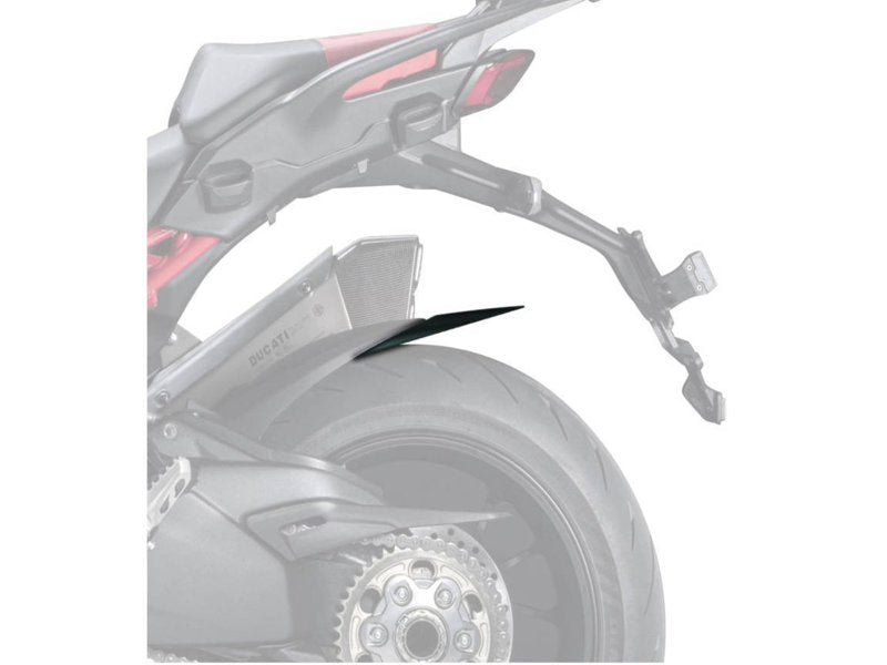 Puig Rear Mudguard Extender In Matt Black for Ducati Multistrada 1200 V4 Pikes Peak (21-24)