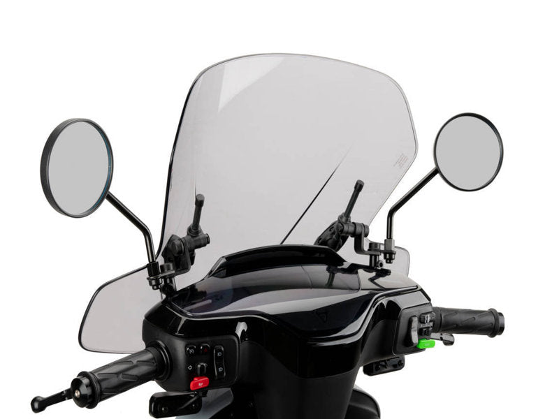 Puig City Touring Screen In Light Smoke for Niu MQi GT 