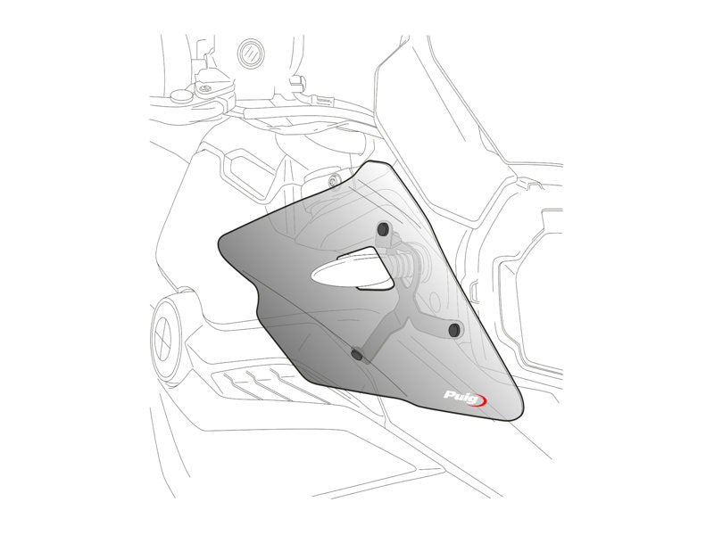 Puig Upper Wind Deflectors In Clear for BMW R1300 GS (23-25)