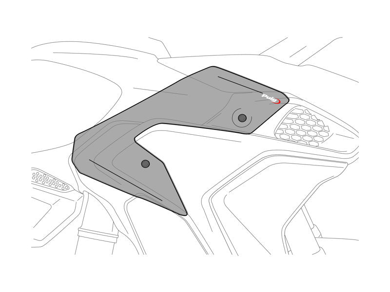 Puig Lower Wind Deflectors In Clear for BMW R1300 GS (23-25)