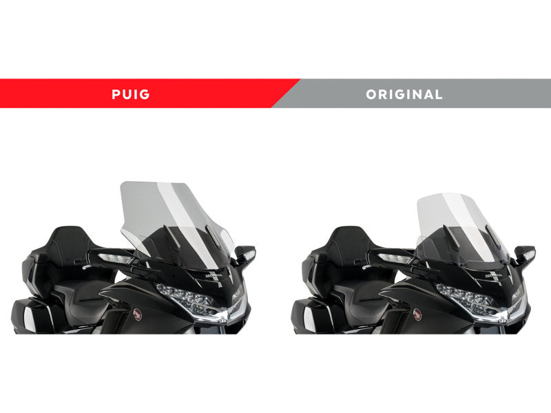 Puig Touring Screen In Clear for Honda Goldwing GL1800 (18-25)
