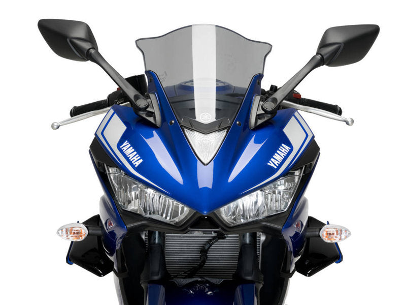 Puig Sport Downforce Spoilers In Black for Yamaha YZF R3 (15-18)