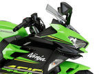 Puig Sport Downforce Spoilers In Black for Kawasaki Ninja 400 (18-24)