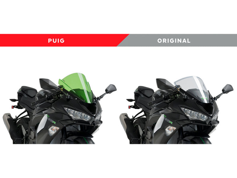 Puig Z-Racing Screen In Clear for Kawasaki ZX-6R 636 (09-23)