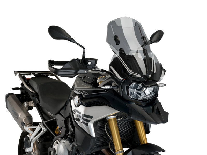Puig Adjustable Touring Screen In Clear for BMW F750 GS (18-24)