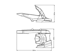 Puig Hugger for Honda Africa Twin CRF1000L (02-19)