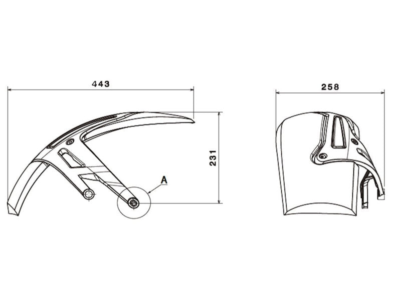 Puig Hugger In Matt Black for BMW R1200 R (18)