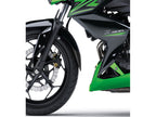 Puig Front Mudguard Extender In Black for Kawasaki Z300 (15-17)