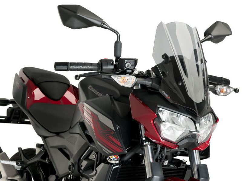 Puig New Generation Sport Screen In Clear for Kawasaki Z400 (19-24)