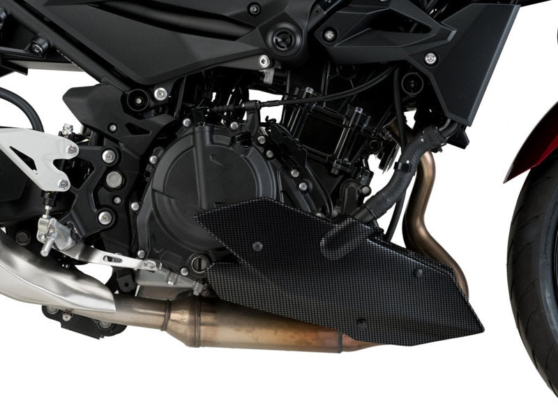 Puig Belly Pan In Carbon Look for Kawasaki Z400 (19-20)