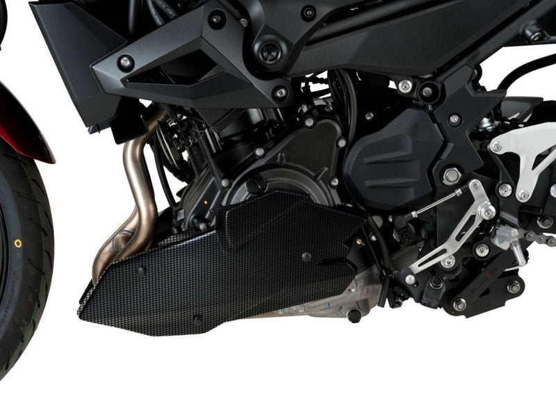 Puig Belly Pan In Carbon Look for Kawasaki Z400 (19-20)