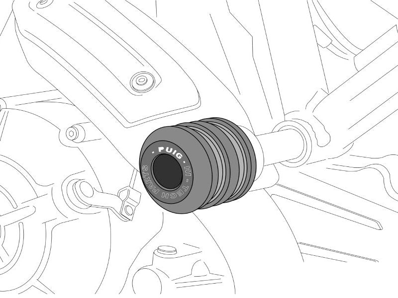 Puig Vintage Frame Sliders for Triumph Speed Twin 1200 (19-20)