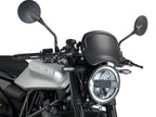 Puig Retro Fly Screen In Matt Black for BSA Gold Star (22-25)