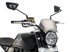 Puig Aluminium Fly Screen In Black for Voge 500AC (22-25)
