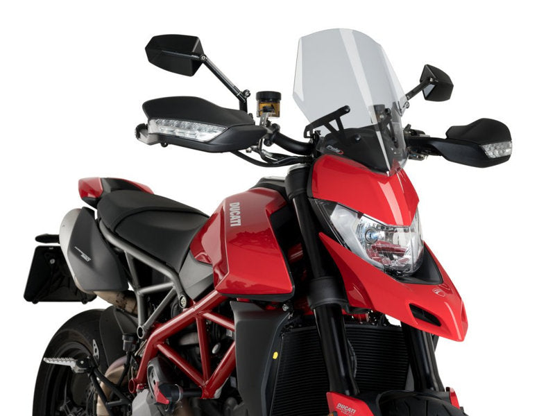 Puig New Generation Sport Screen In Clear for Ducati Hypermotard 950 (19-25)