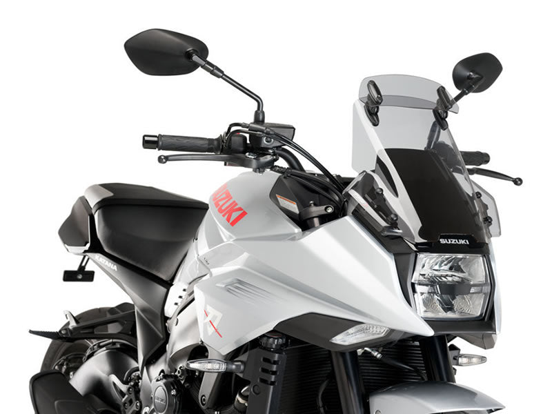 Puig Touring Screen With Extender In Light Smoke for Suzuki Katana GSX-S1000 (19-25)