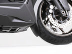 Puig Front Mudguard Extender In Black for Yamaha TMax 530 (12-19)