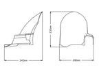 Puig Hugger In Matt Black for KTM 1290 Super Adventure S (17-20)