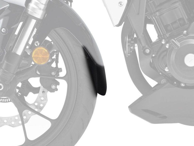 Puig Front Mudguard Extender In Black for Honda CB125 R Neo Sports Cafe (18-25)