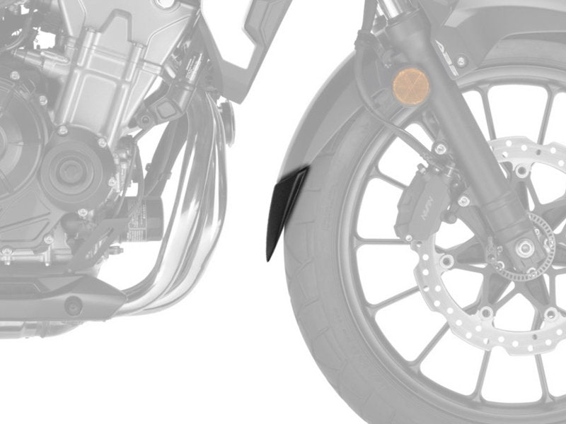 Puig Front Mudguard Extender In Black for Honda CB500 X (19-21)