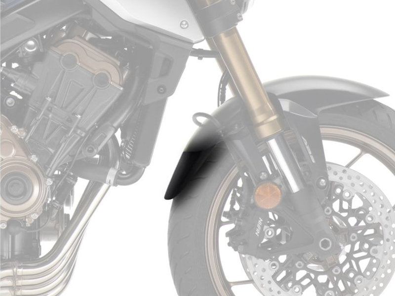 Puig Front Mudguard Extender In Black for Honda CB650 R Neo Sports Cafe (19-23)