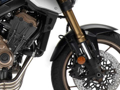 Puig Front Mudguard Extender In Black for Honda CB650 R Neo Sports Cafe (19-23)