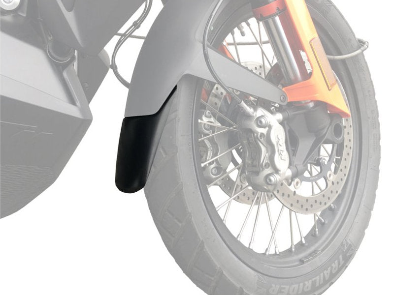 Puig Front Mudguard Extender In Black for KTM 790 Adventure (19-20)