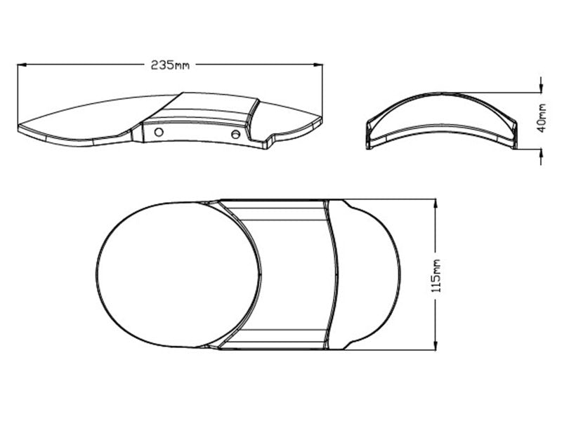Puig Aluminium Front Mudguard In Black for Harley Davidson Sportster 883 Iron XL883N (09-12)