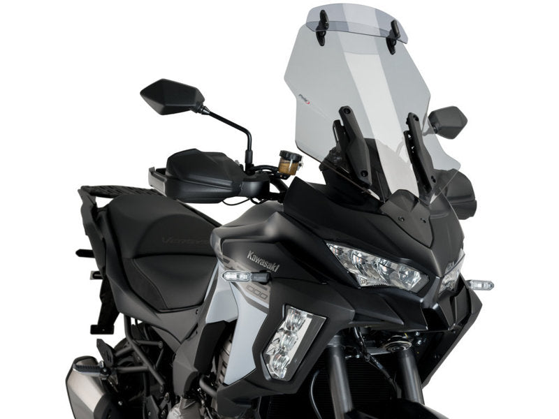 Puig Touring Screen With Extender In Light Smoke for Kawasaki Versys 1000 SE (19-24)