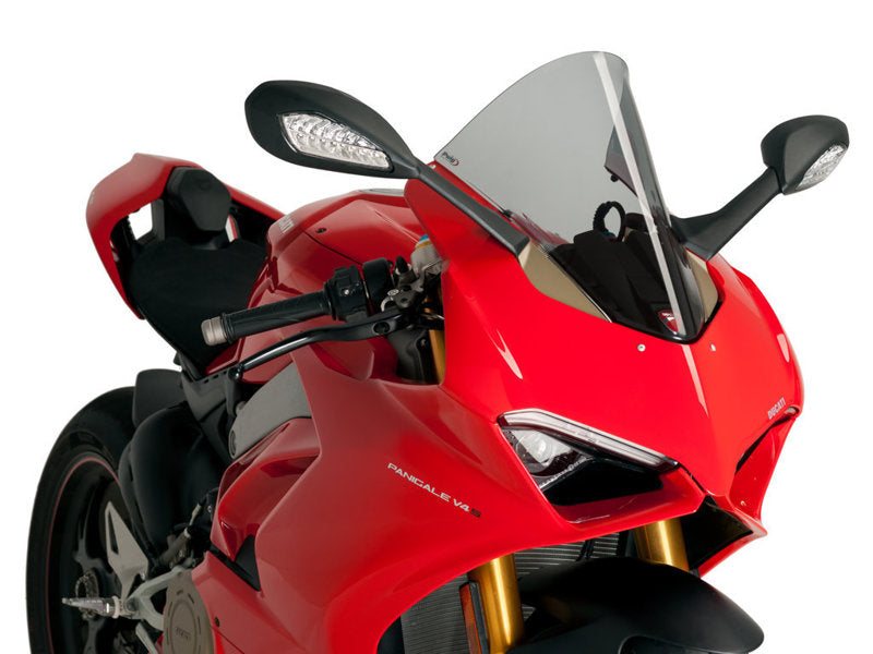Puig R-Racer Screen In Clear for Ducati Panigale 1100 V4 SP2 (22-23)