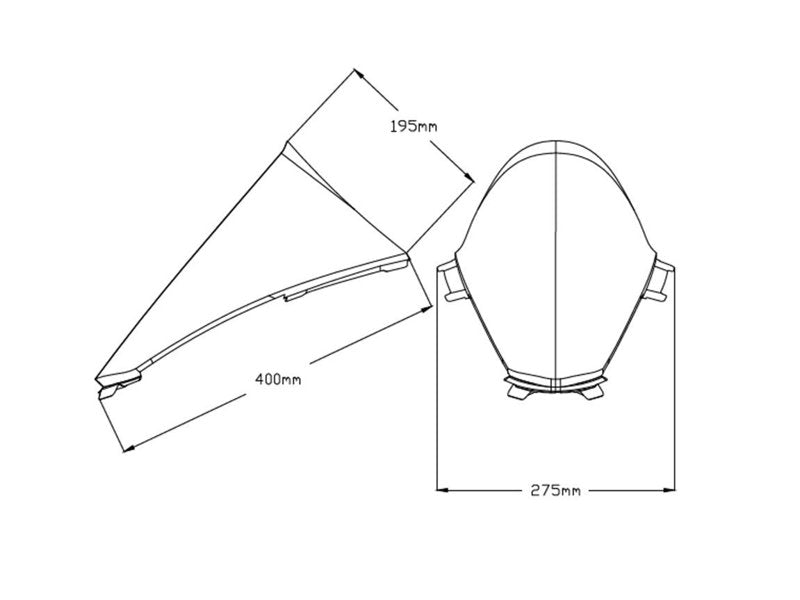 Puig R-Racer Screen In Clear for Ducati Panigale 1100 V4 SP2 (22-23)