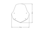 Puig New Generation Sport Screen In Clear for Aprilia Shiver 750 (07-09)