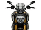 Puig New Generation Adjustable Sport Screen In Clear for Ducati Diavel 1260 Lamborghini (21-23)