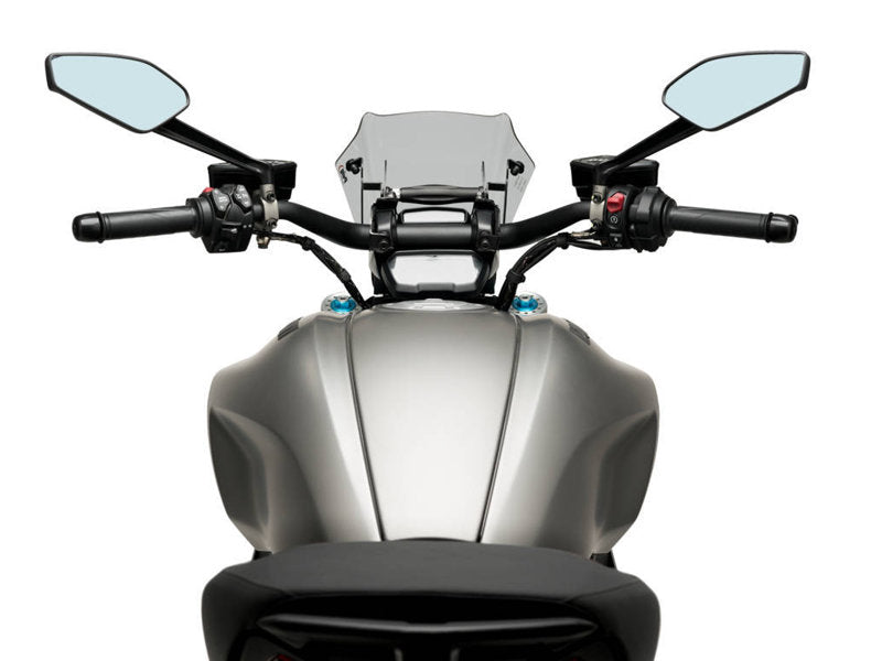 Puig New Generation Adjustable Sport Screen In Clear for Ducati Diavel 1260 S (19-23)