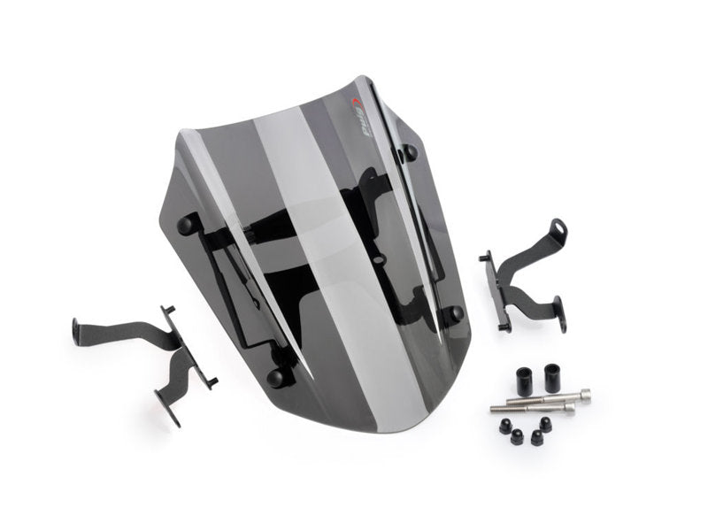 Puig New Generation Adjustable Sport Screen In Clear for Ducati Diavel 1260 S (19-23)