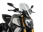 Puig New Generation Adjustable Touring Screen In Clear for Ducati Diavel 1260 (19-23)
