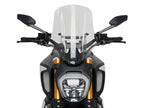 Puig New Generation Adjustable Touring Screen In Clear for Ducati Diavel 1260 S (19-23)