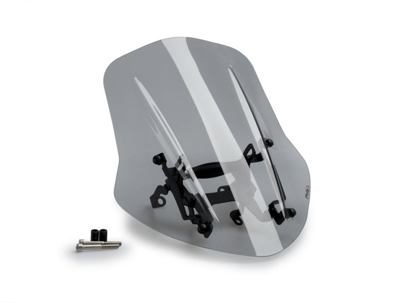 Puig New Generation Adjustable Touring Screen In Clear for Ducati Diavel 1260 (19-23)