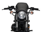 Puig Aluminium Fly Screen In Black for Yamaha XV 950 R (14-20)