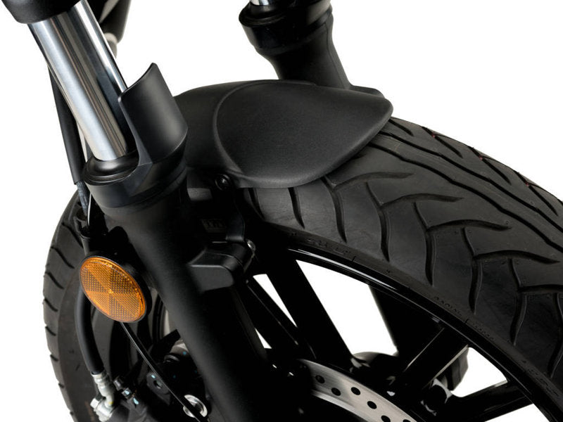 Puig Aluminium Front Mudguard In Black for Kawasaki Vulcan 650 S (15-25)